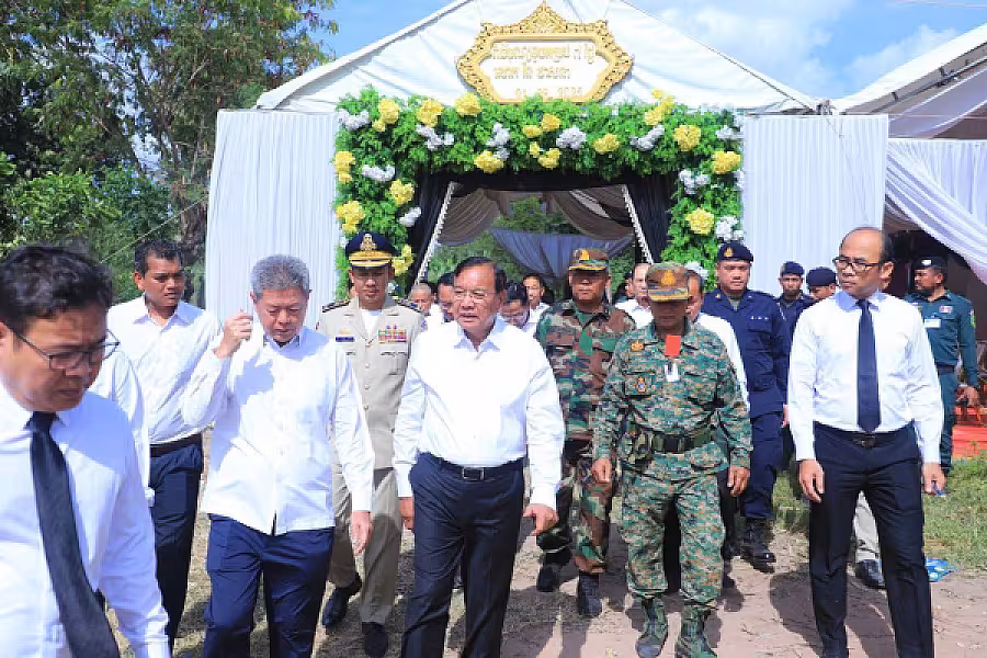 ឯកឧត្តម ប្រាក់ សុខុន បានអញ្ជើញចូលរួមបុណ្យគម្រប់ខួប៧ថ្ងៃរបស់លោកព្រឹន្ទបាលទោ រិន វាសនា