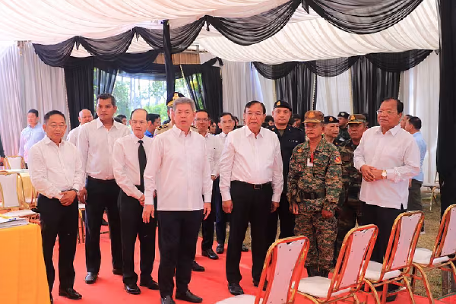 ឯកឧត្តម ប្រាក់ សុខុន បានអញ្ជើញចូលរួមបុណ្យគម្រប់ខួប៧ថ្ងៃរបស់លោកព្រឹន្ទបាលទោ រិន វាសនា - Image 5