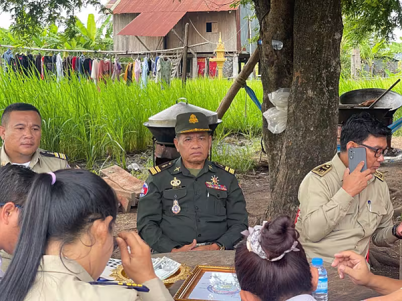  ស.អ.ក. ខេត្តក្រចេះ នាំយកថវិកាបេឡាមរណសង្គ្រោះជូនគ្រួសារអតីតយុទ្ធជន មួយគ្រួសារ 