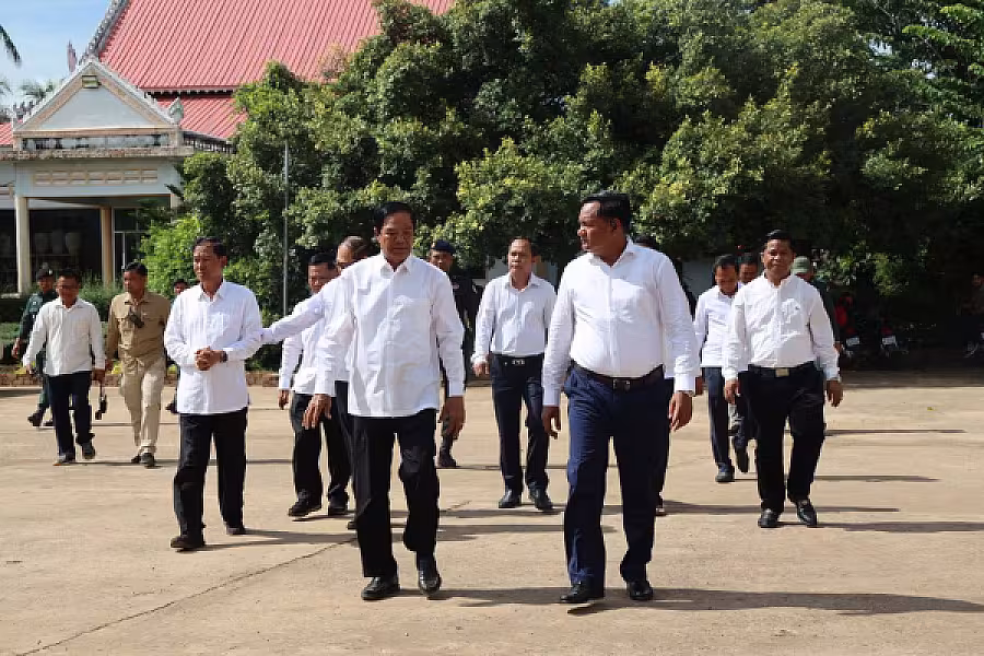 ឯកឧត្តម គន់ គីម អញ្ជើញនាំយកថវិការបស់សម្តេចធិបតី ហ៊ុន ម៉ាណែត ជូនគ្រួសារសពយុទ្ធជនពលី 