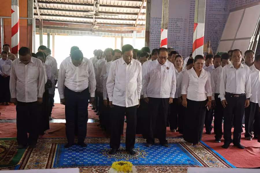 ឯកឧត្តម គន់ គីម អញ្ជើញនាំយកថវិការបស់សម្តេចធិបតី ហ៊ុន ម៉ាណែត ជូនគ្រួសារសពយុទ្ធជនពលី  - Image 5