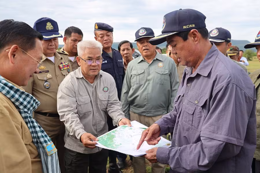 ឯកឧត្តមកិត្តិសង្គហបណ្ឌិត គន់ គីម ចុះពិនិត្យរៀបចំដីសម្បទានសង្គមកិច្ចសម្រាប់សាងសង់ផ្ទះជូនអតីតយុទ្ធជន - Image 3