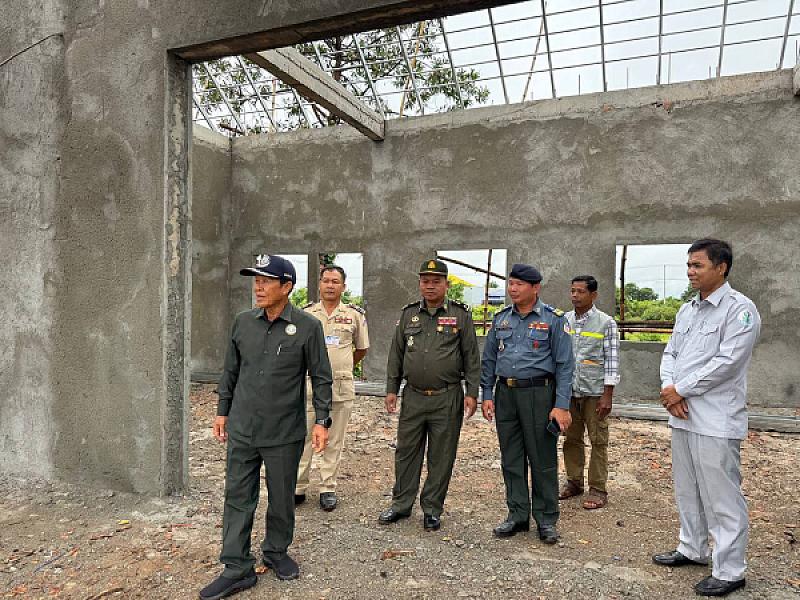 ឯកឧត្តម ឈៀ ស៊ីដារ៉ា ចុះពិនិត្យដំណើរការសាងសង់អគារស្នាក់ការ ស.អ.ក ខេត្តរតនគិរី - Image 2