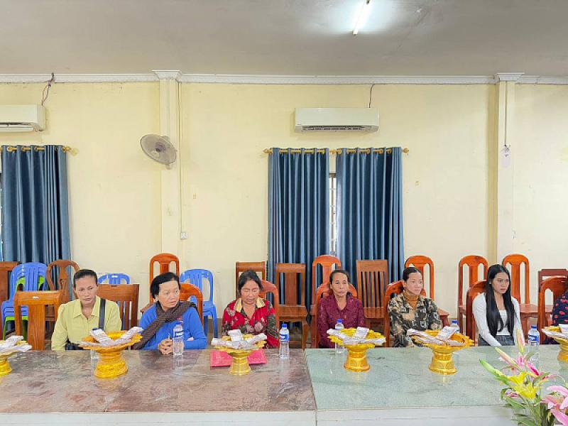 គ្រួសារសពអតីតយុទ្ធជនចំនួន៩គ្រួសារទទួលបានថវិកាបេឡាមរណសង្គ្រោះពី ស.អ.ក. ខេត្តកំពង់ស្ពឺ - Image 3