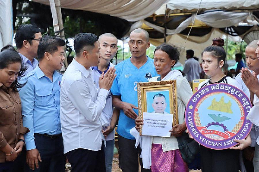 ស.អ.ក ខេត្តកណ្ដាល នាំយកថវិកាបេឡាមរណសង្គ្រោះជូនគ្រួសារសពអតីតយុទ្ធជនចំនួន០៣គ្រួសារ - Image 7