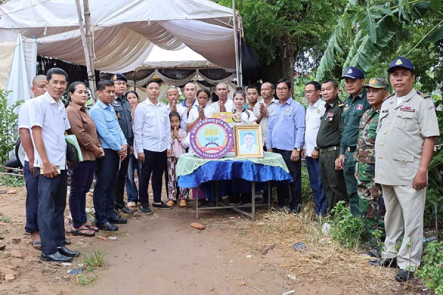 ស.អ.ក ខេត្តកណ្ដាល នាំយកថវិកាបេឡាមរណសង្គ្រោះជូនគ្រួសារសពអតីតយុទ្ធជនចំនួន០៣គ្រួសារ - Image 8