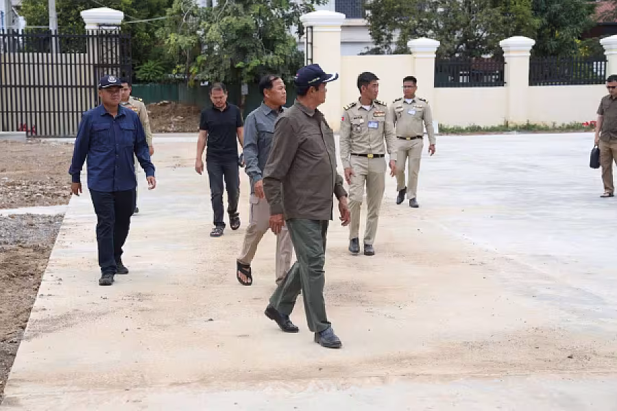 ឯកឧត្តមកិត្តិសង្គហបណ្ឌិត គន់ គីម បានអញ្ជើញចុះពិនិត្យវឌ្ឍនភាពការងារ និងរៀបចំទីស្នាក់សមាគមអតីតយុទ្ធជនកម្ពុជា - Image 5