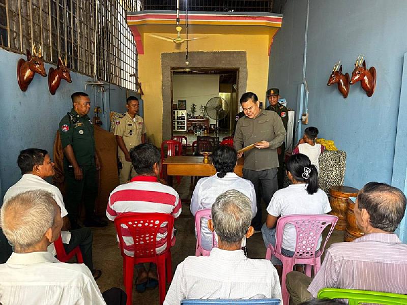 ស.អ.ក ខេត្តកំពង់ចាម នាំយកថវិកាបេឡាមរណសង្គ្រោះជូនគ្រួសារសពអតីតយុទ្ធជនមួយគ្រួសារនៅស្រុកព្រៃឈរ - Image 3