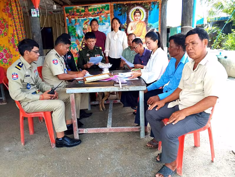 ស.អ.ក ខេត្តកំពង់ស្ពឺ នាំយកថវិកាបេឡាមរណសង្រ្គោះជូនគ្រួសារពលីចំនួនមួយគ្រួសារ - Image 2