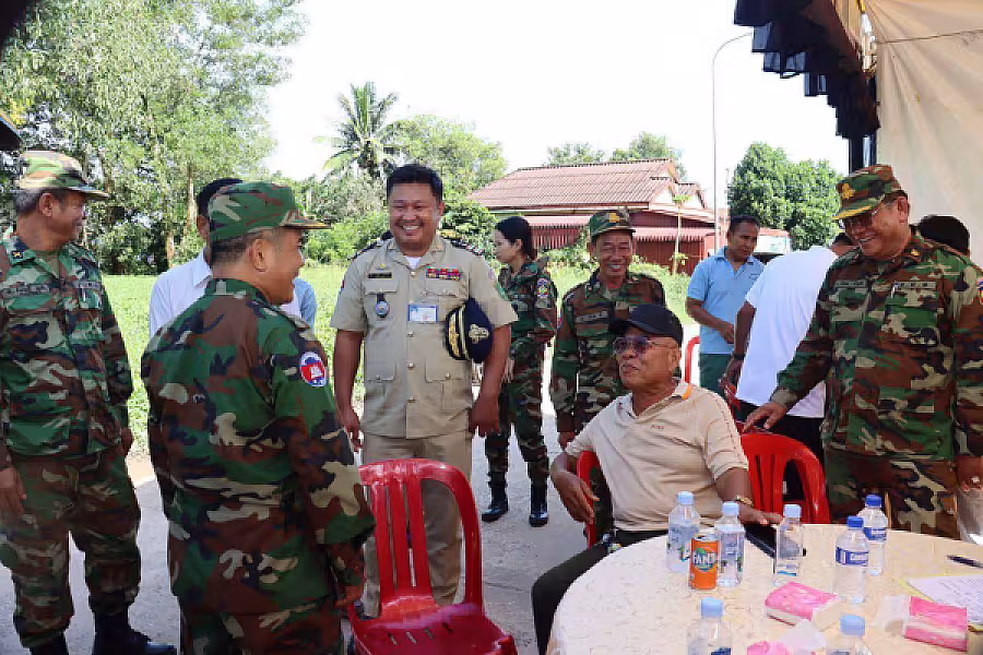 ស.អ.ក ខេត្តកោះកុង នាំយកថវិកាបេឡាមរណសង្គ្រោះជូនគ្រួសារសពអតីតយុទ្ធជនមួយគ្រួសារ - Image 3