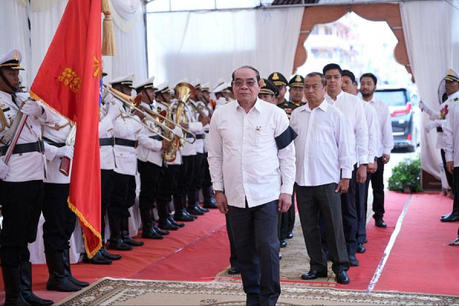 ឯកឧត្តម ឧត្តមសេនីយ៍ឯក សៀក សុជាតិ បានដឹកនាំគណៈប្រតិភូ អញ្ជើញគោរពវិញ្ញាណក្ខន្ធសព ឯកឧត្តម ឧត្តមសេនីយ៍ឯក ច័ន្ទ លំផាត់