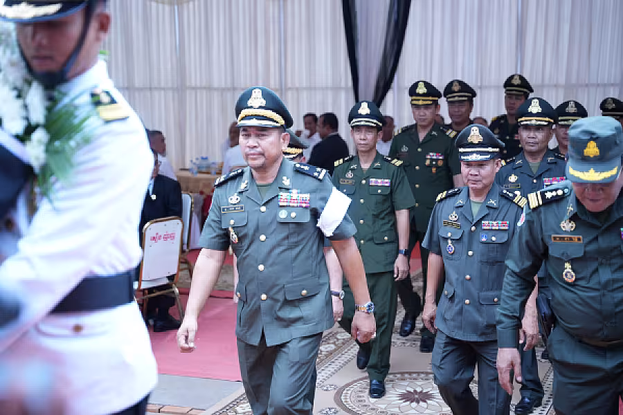 ឧត្តមសេនីយ៍ទោ ចេង ផាន់ អញ្ជើញគោរពវិញ្ញាណក្ខន្ធសព ឯកឧត្តម ឧត្តមសេនីយ៍ឯក ច័ន្ទ លំផាត់ - Image 2