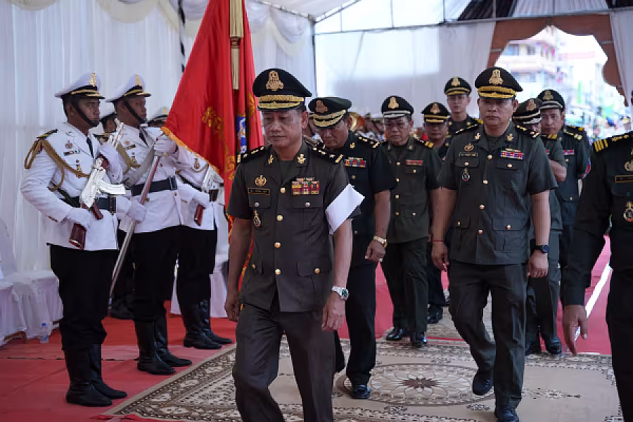 ឧត្តមសេនីយ៍ត្រី ហែម បូរ៉ា អញ្ជើញគោរពវិញ្ញាណក្ខន្ធសព ឯកឧត្តម ឧត្តមសេនីយ៍ឯក ច័ន្ទ លំផាត់ - Image 2