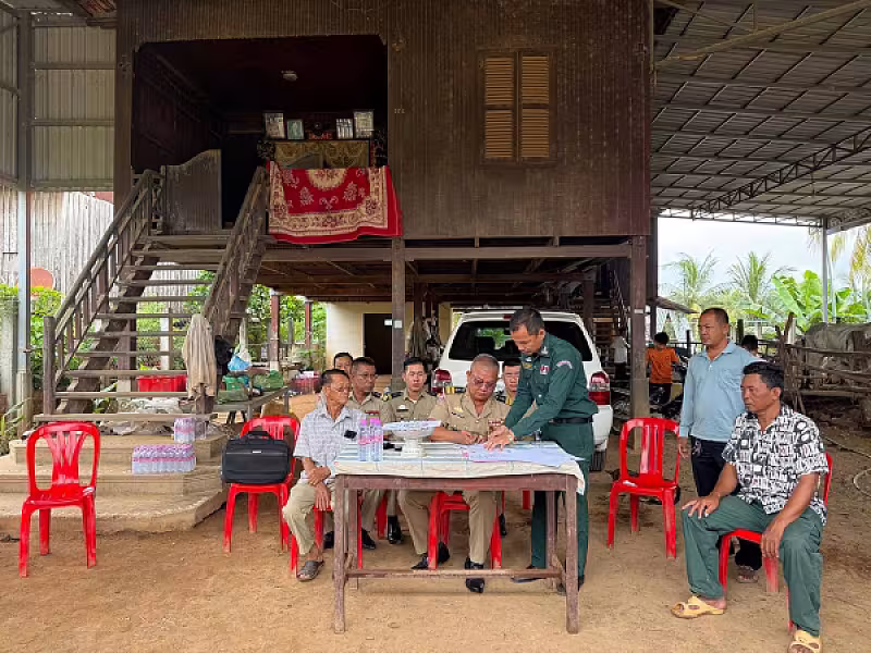 ស.អ.ក ស្រុកឆ្លូង នាំយកថវិកាបេឡាមរណសង្គ្រោះជូនគ្រួសារសពអតីតយុទ្ធជនចំនួន ២គ្រួសារ - Image 5