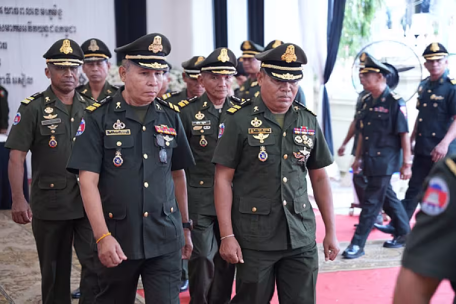 ឧត្តមសេនីយ៍ត្រី មួន សារ៉េត អញ្ជើញគោរពវិញ្ញាណក្ខន្ធសព ឯកឧត្តម ឧត្តមសេនីយ៍ឯក ច័ន្ទ លំផាត់ - Image 2