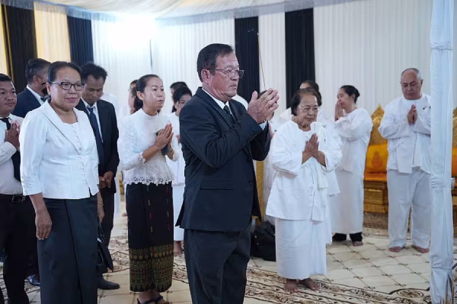 លោក ឡាយ បូរ៉ា អញ្ជើញគោរពវិញ្ញាណក្ខន្ធសព ឯកឧត្តម ឧត្តមសេនីយ៍ឯក ច័ន្ទ លំផាត់ - Image 6