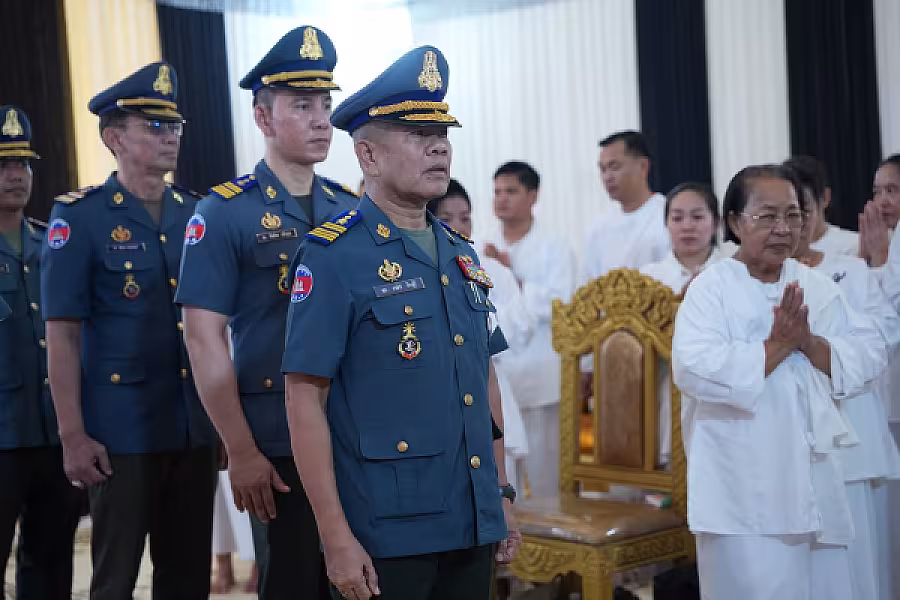 វរសេនីយ៍ឯក ម៉ៅ រ៉ាន្នី អញ្ជើញគោរពវិញ្ញាណក្ខន្ធសព ឯកឧត្តម ឧត្តមសេនីយ៍ឯក ច័ន្ទ លំផាត់  - Image 2