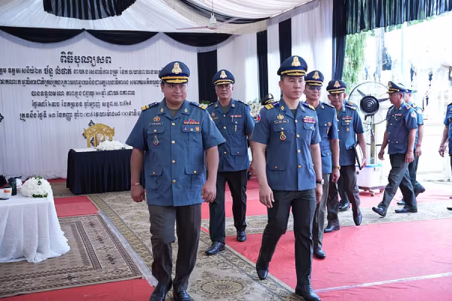 វរសេនីយ៍ឯក ម៉ៅ រ៉ាន្នី អញ្ជើញគោរពវិញ្ញាណក្ខន្ធសព ឯកឧត្តម ឧត្តមសេនីយ៍ឯក ច័ន្ទ លំផាត់  - Image 3