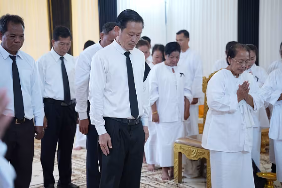 លោក លី រដ្ឋា បានដឹកនាំគណៈប្រតិភូអញ្ជើញគោរពវិញ្ញាណក្ខន្ធសព ឯកឧត្តម ឧត្តមសេនីយ៍ឯក ច័ន្ទ លំផាត់ - Image 4