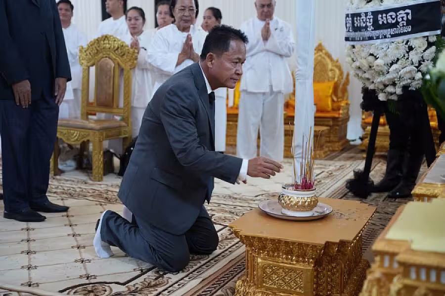 លោក អ៊ុត អុល អញ្ជើញគោរពវិញ្ញាណក្ខន្ធសព ឯកឧត្តម ឧត្តមសេនីយ៍ឯក ច័ន្ទ លំផាត់ - Image 7