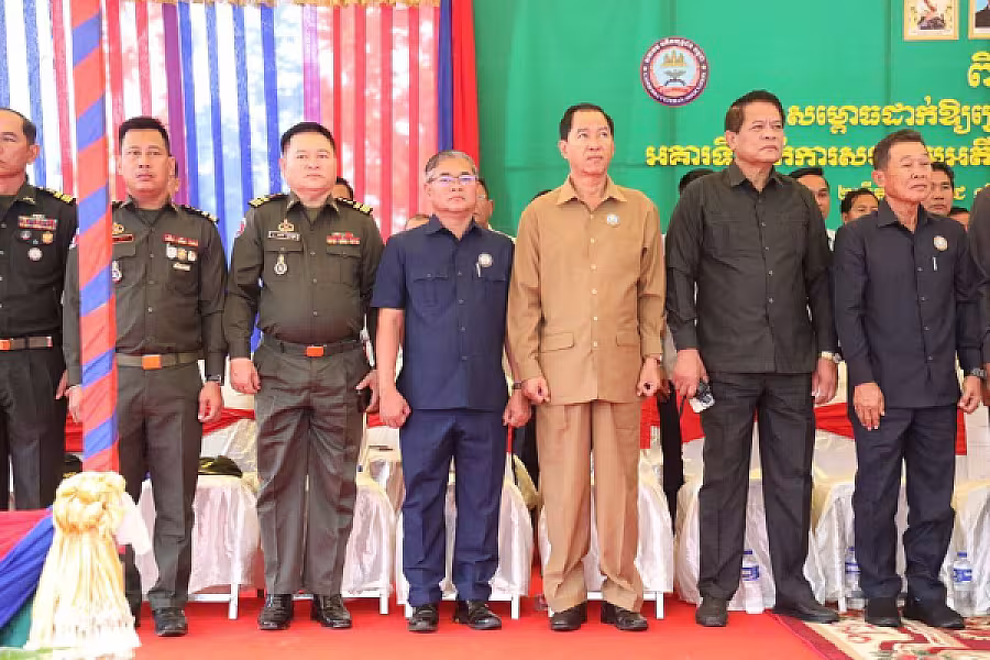 ឯកឧត្តមកិត្តិសង្គហបណ្ឌិត គន់ គីម អញ្ជើញសម្ពោធទីស្នាក់សមាគមអតីតយុទ្ធជនកម្ពុជាខេត្តកំពង់ធំ - Image 6