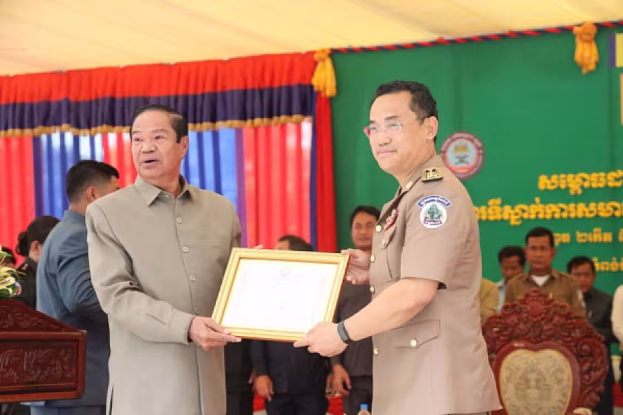 ឯកឧត្តមកិត្តិសង្គហបណ្ឌិត គន់ គីម អញ្ជើញសម្ពោធទីស្នាក់សមាគមអតីតយុទ្ធជនកម្ពុជាខេត្តកំពង់ធំ - Image 7