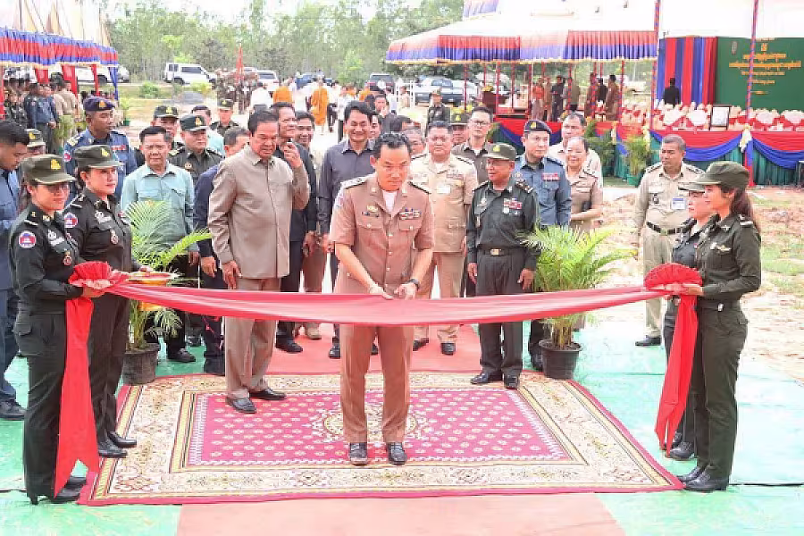 ឯកឧត្តមកិត្តិសង្គហបណ្ឌិត គន់ គីម អញ្ជើញសម្ពោធទីស្នាក់សមាគមអតីតយុទ្ធជនកម្ពុជាខេត្តកំពង់ធំ - Image 12