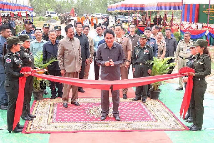 ឯកឧត្តមកិត្តិសង្គហបណ្ឌិត គន់ គីម អញ្ជើញសម្ពោធទីស្នាក់សមាគមអតីតយុទ្ធជនកម្ពុជាខេត្តកំពង់ធំ - Image 15