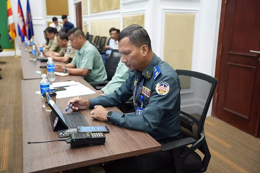 ឯកឧត្តមសន្តិបណ្ឌិត យូ ស៊ុនឡុង ដឹកនាំកិច្ចប្រជុំពិភាក្សាការងារការពារសន្តិសុខ រៀបចំមហាសន្និបាតវិសមញ្ញតំណាងសមាគមអតីតយុទ្ធជនកម្ពុជាទូទាំងប្រទេស - Image 15