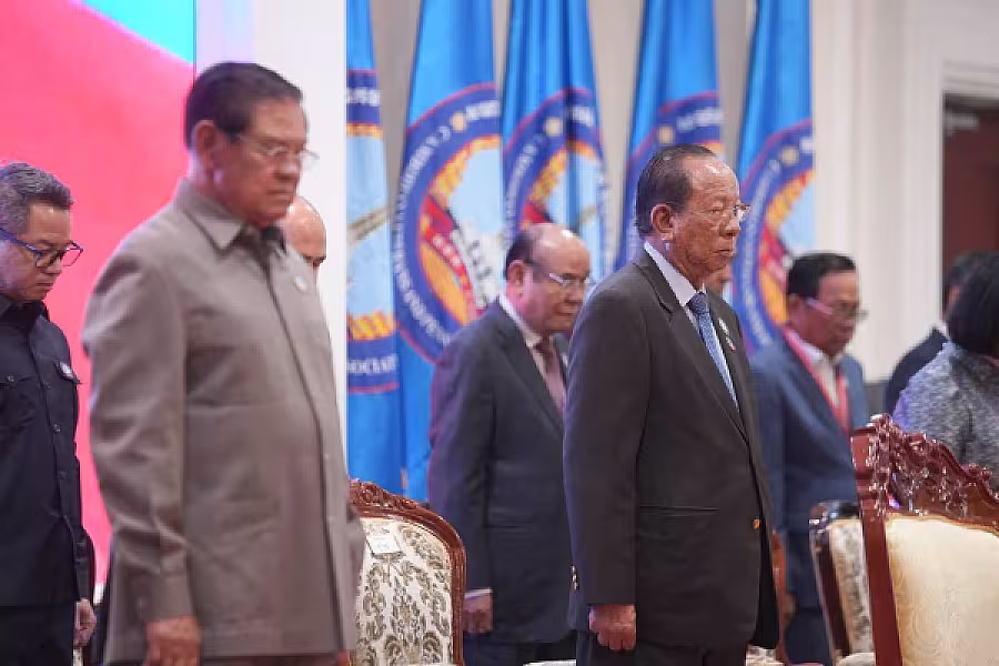 សម្ដេចតេជោ ហ៊ុន សែន អញ្ជើញជាអធិបតីក្នុងមហាសន្និបាតវិសាមញ្ញតំណាងសមាគមអតីតយុទ្ធជនកម្ពុជាទូទាំងប្រទេស   - Image 6