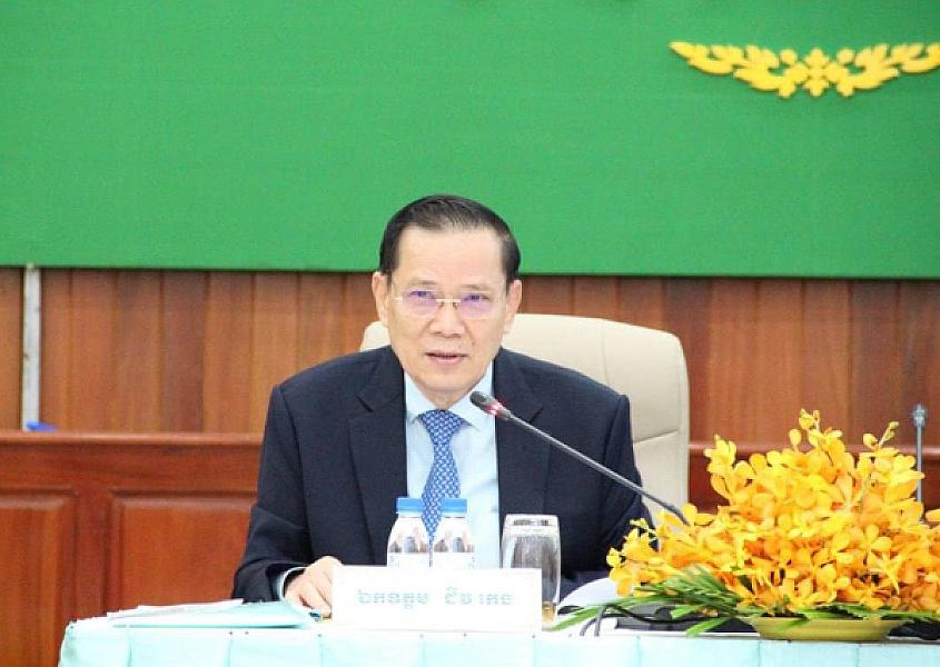 ឯកឧត្តមបណ្ឌិត ជីវ កេង ប្រធានតុលាការកំពូល ចូលរួមបរិច្ចាគថវិកាគាំទ្រការសាងសង់ផ្ទះជូនអតីតយុទ្ធជន និងនិវត្តជន ចំនួន ៥ខ្នង