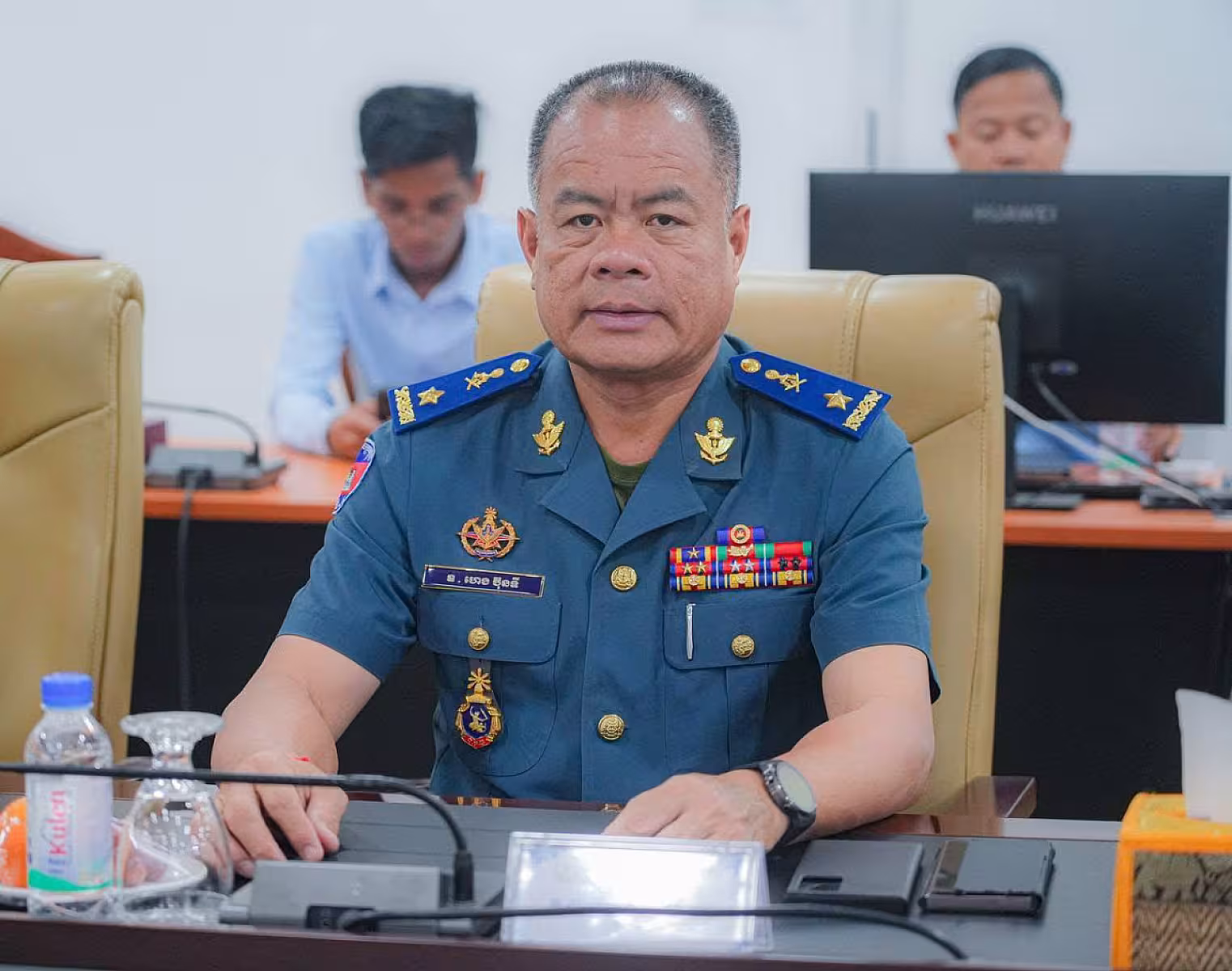 ឧត្តមសេនីយ៍ត្រី ហេង ប៊ុនទី ចូលរួមបរិច្ចាគថវិកាគាំទ្រការសាងសង់ផ្ទះជូនអតីតយុទ្ធជន និងនិវត្តជន ចំនួន ២ខ្នង