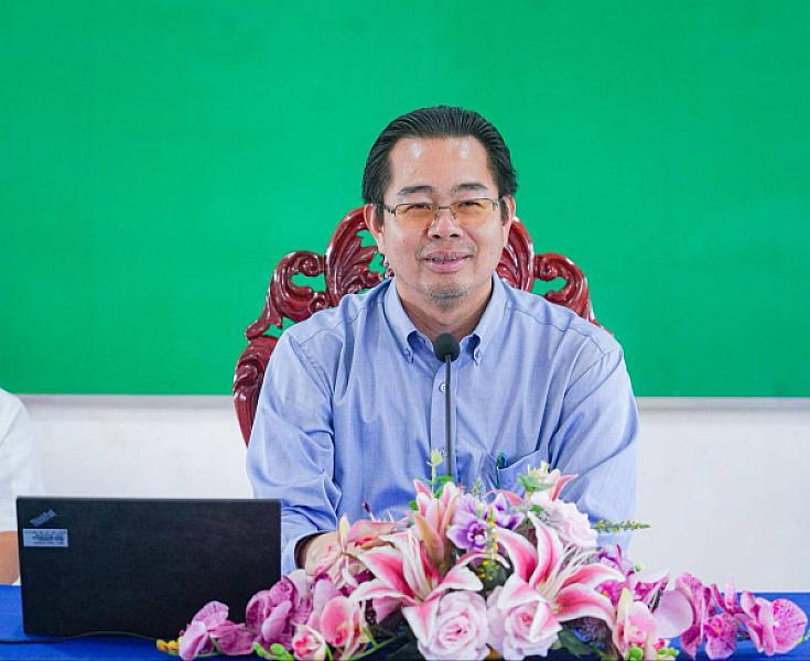 ឯកឧត្តម ម៉ាង សុីណេត ចូលរួមបរិច្ចាគថវិកាគាំទ្រការសាងសង់ផ្ទះជូនអតីតយុទ្ធជន និងនិវត្តជន ចំនួន ១ខ្នង