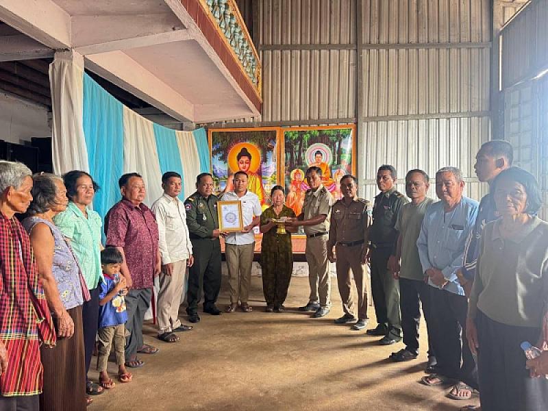 អ.ន.ក ខេត្តកំពង់ស្ពឺ នាំយកថវិកាបេឡាមរណសង្គ្រោះជូនគ្រួសារសពអតីតយុទ្ធជនចំនួន ៤គ្រួសារ - Image 8