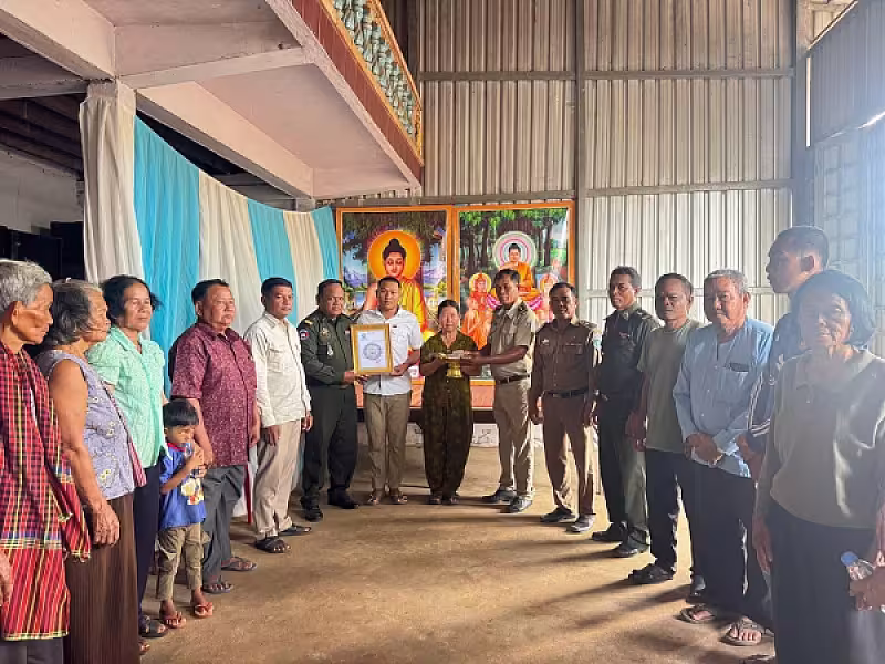 អ.ន.ក ខេត្តកំពង់ស្ពឺ នាំយកថវិកាបេឡាមរណសង្គ្រោះជូនគ្រួសារសពអតីតយុទ្ធជនចំនួន ៤គ្រួសារ - Image 8