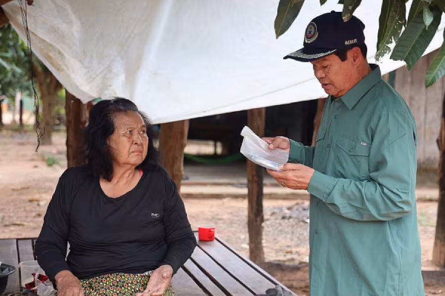 ឯកឧត្តម គន់ គីម ចុះសុខទុក្ខអតីតយុទ្ធជនមួយគ្រួសារនៅ ខេត្តឧត្តរមានជ័យ - Image 5