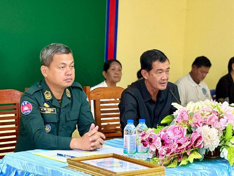 អ.ន.ក ខេត្តកំពង់ចាម នាំយកថវិកាបេឡាមរណសង្គ្រោះជូនគ្រួសារសពអតីតយុទ្ធជនចំនួន ២គ្រួសារ