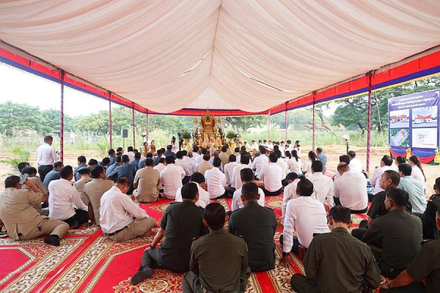 ឯកឧត្តម គន់ គីម អញ្ជើញជាអធិបតីក្នុងពិធីបញ្ចុះបឋមសិលាសាងសង់ទីស្នាក់ការ អ.ន.ក ខេត្តកណ្តាល - Image 9