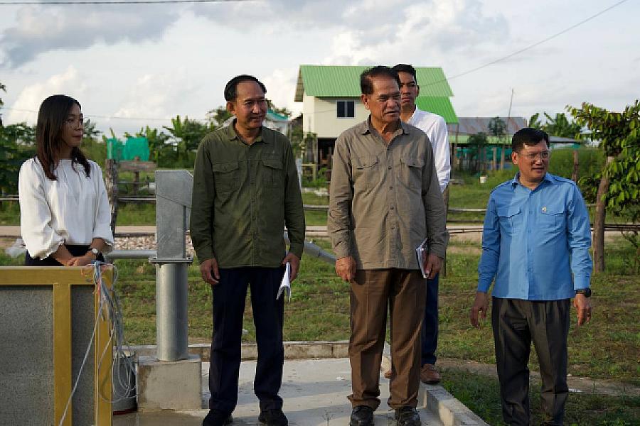 ឯកឧត្តម អ៊ិន ចន្ថា ដឹកនាំក្រុមការងារចុះត្រួតពិនិត្យវឌ្ឍនភាពការងារនៅភូមិប៊ុនរ៉ានី សែនជ័យ ដំណាក់ទ្រយឹង - Image 3