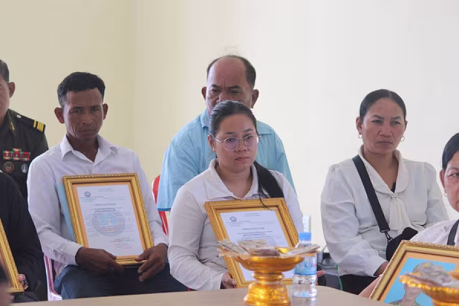 អ.ន.ក ខេត្តកំពង់ឆ្នាំង នាំយកថវិកាបេឡាមរណសង្គ្រោះជូនគ្រួសារសពអតីតយុទ្ធជនចំនួន ៦គ្រួសារ - Image 5