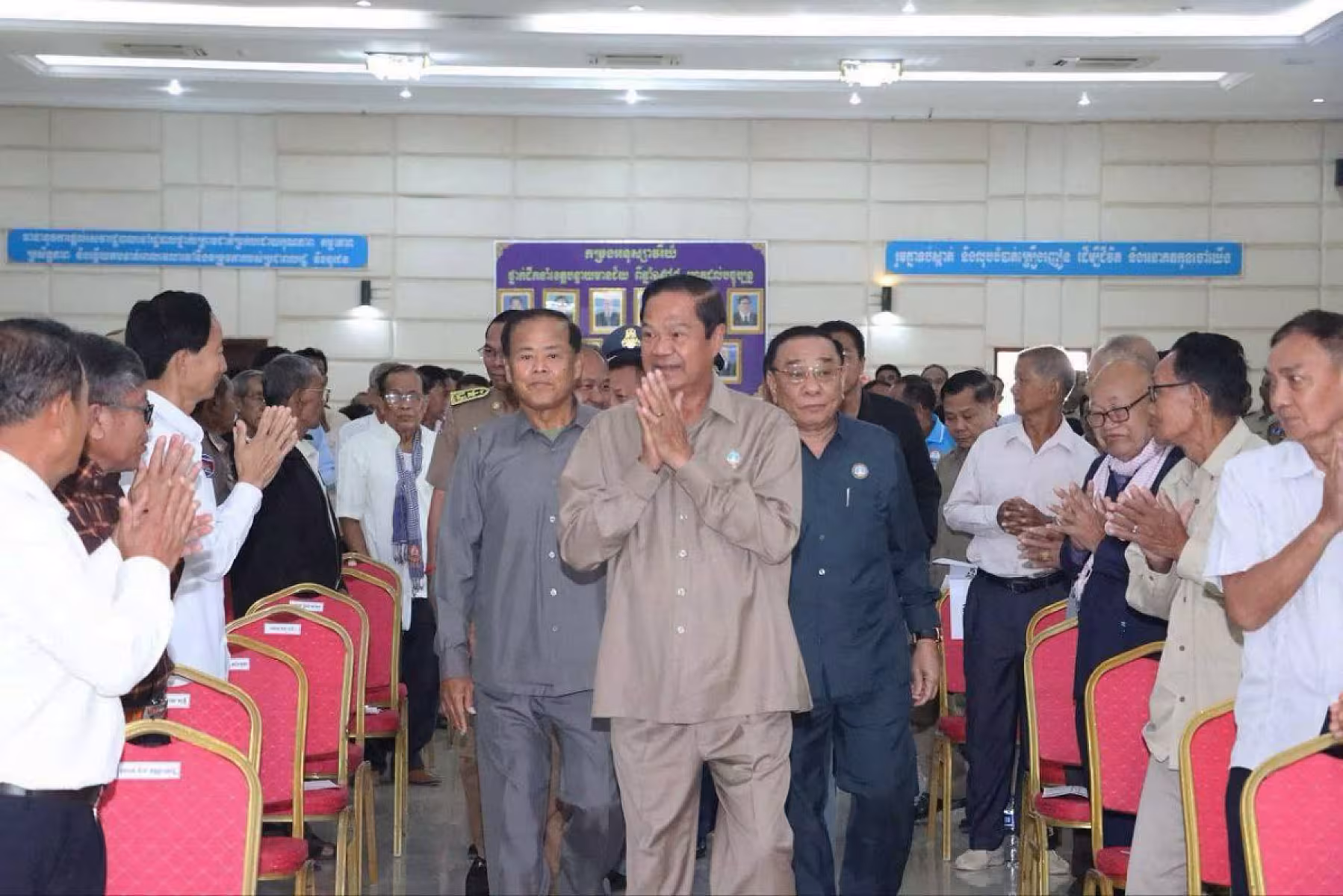 ឯកឧត្តម គន់ គីម អញ្ជើញប្រកាសសមាសភាពគណៈកម្មាធិការសមាគមអតីតយុទ្ធជន និងនិវត្តជនកម្ពុជាខេត្តបន្ទាយមានជ័យ