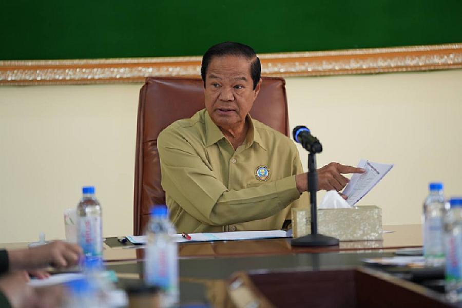 គណៈប្រតិភូ CVA ដឹកនាំដោយលោកបណ្ឌិត សាន បណ្ឌិត គន់គីម ពិនិត្យគម្រោងលំនៅឋាន និងដីអតីតយុទ្ធជនក្នុងខេត្តបាត់ដំបង