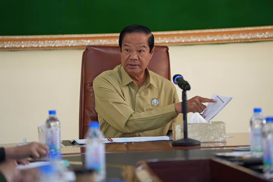 គណៈប្រតិភូ CVA ដឹកនាំដោយលោកបណ្ឌិត សាន បណ្ឌិត គន់គីម ពិនិត្យគម្រោងលំនៅឋាន និងដីអតីតយុទ្ធជនក្នុងខេត្តបាត់ដំបង