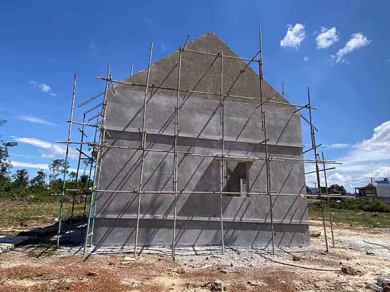 ទីស្នាក់ការសមាគមអតីតយុទ្ធជន និងនិវត្តជនកម្ពុជាខេត្តព្រះសីហនុសម្រេចការស្ថាបនាបាន៦៥ភាគរយ   - Image 4