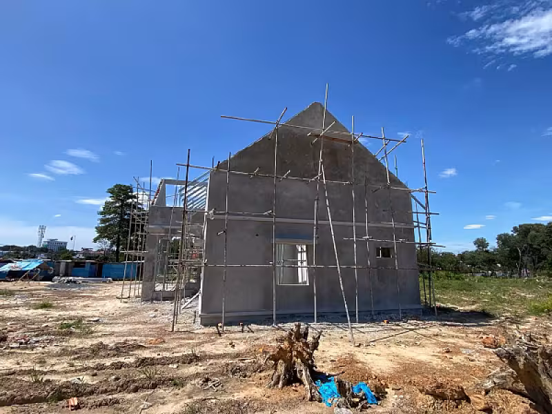 ទីស្នាក់ការសមាគមអតីតយុទ្ធជន និងនិវត្តជនកម្ពុជាខេត្តព្រះសីហនុសម្រេចការស្ថាបនាបាន៦៥ភាគរយ   - Image 7