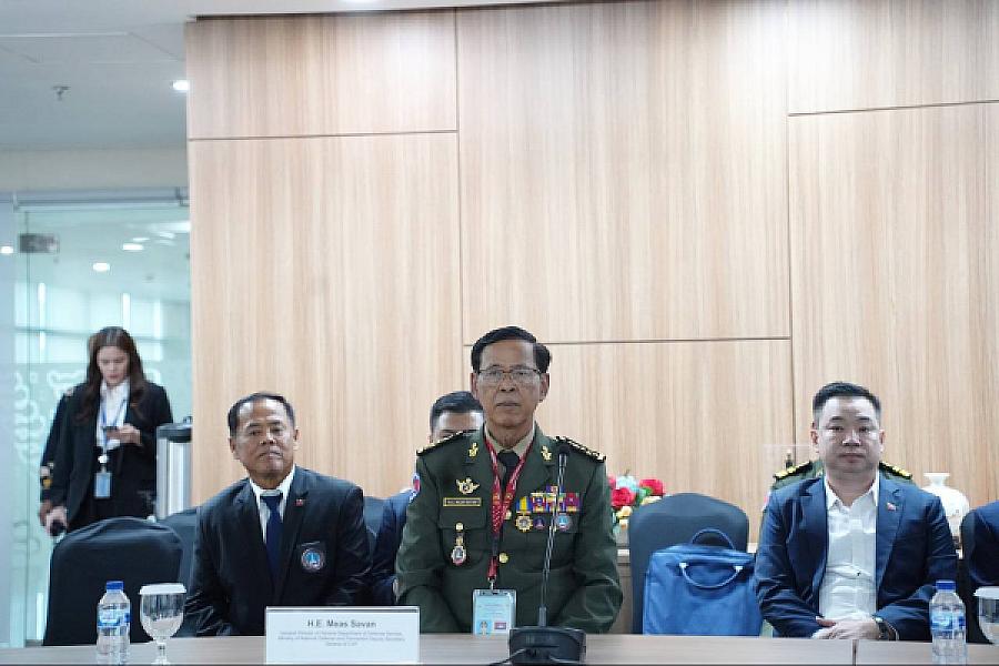 ឯកឧត្តមកិត្តិសង្គហបណ្ឌិត គន់ គីម ដឹកនាំគណៈប្រតិភូ អ.ន.ក ជួបសម្តែងការគួរសមជាមួយអគ្គលេខាធិការអាស៊ាន នៅទីក្រុងហ្សាកាតា - Image 4