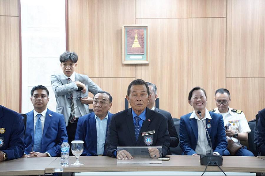 ឯកឧត្តមកិត្តិសង្គហបណ្ឌិត គន់ គីម ដឹកនាំគណៈប្រតិភូ អ.ន.ក ជួបសម្តែងការគួរសមជាមួយអគ្គលេខាធិការអាស៊ាន នៅទីក្រុងហ្សាកាតា - Image 5