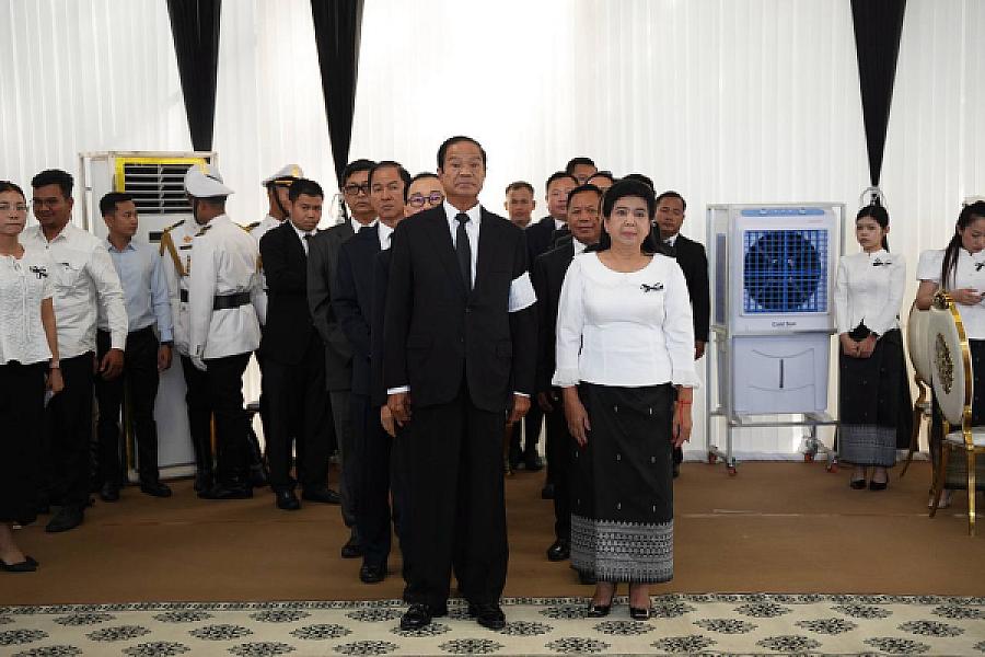 ឯកឧត្តមកិត្តិសង្គហបណ្ឌិត គន់ គីម អញ្ជើញដឹកនាំគណៈប្រតិភូគោរពវិញ្ញាណក្ខន្ធសព ឯកឧត្តម សាស្ត្រាចារ្យ ហេង តៃគ្រី រដ្ឋលេខាធិការក្រសួងសុខាភិបាល - Image 3