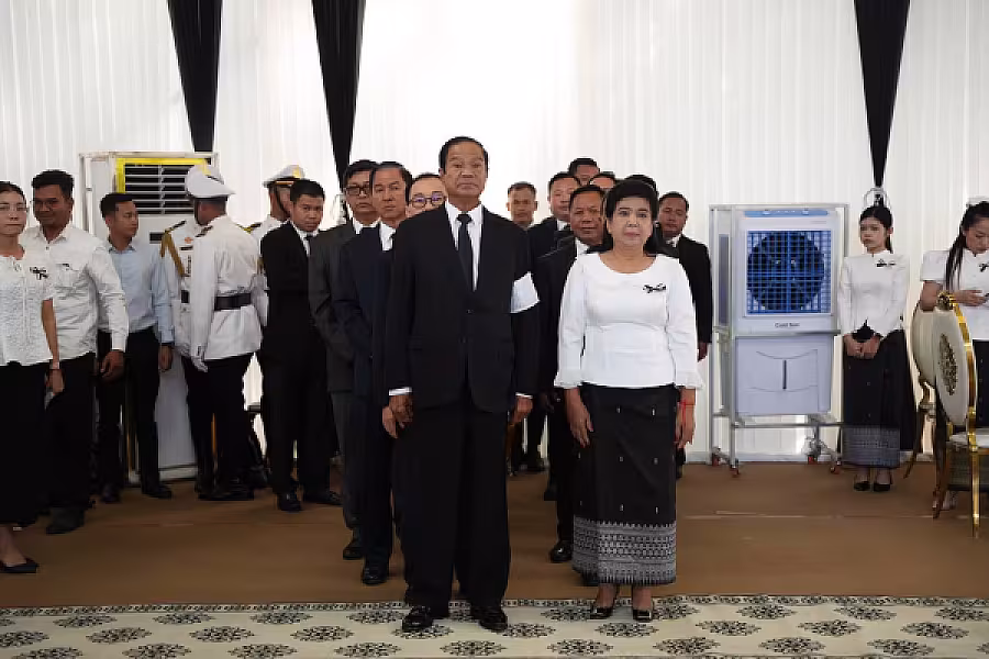 ឯកឧត្តមកិត្តិសង្គហបណ្ឌិត គន់ គីម អញ្ជើញដឹកនាំគណៈប្រតិភូគោរពវិញ្ញាណក្ខន្ធសព ឯកឧត្តម សាស្ត្រាចារ្យ ហេង តៃគ្រី រដ្ឋលេខាធិការក្រសួងសុខាភិបាល - Image 3