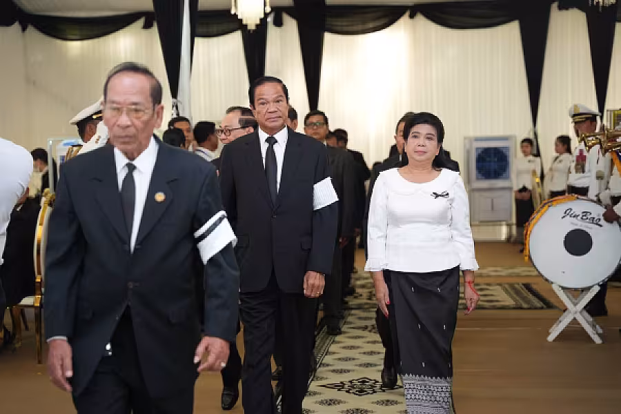 ឯកឧត្តមកិត្តិសង្គហបណ្ឌិត គន់ គីម អញ្ជើញដឹកនាំគណៈប្រតិភូគោរពវិញ្ញាណក្ខន្ធសព ឯកឧត្តម សាស្ត្រាចារ្យ ហេង តៃគ្រី រដ្ឋលេខាធិការក្រសួងសុខាភិបាល - Image 4